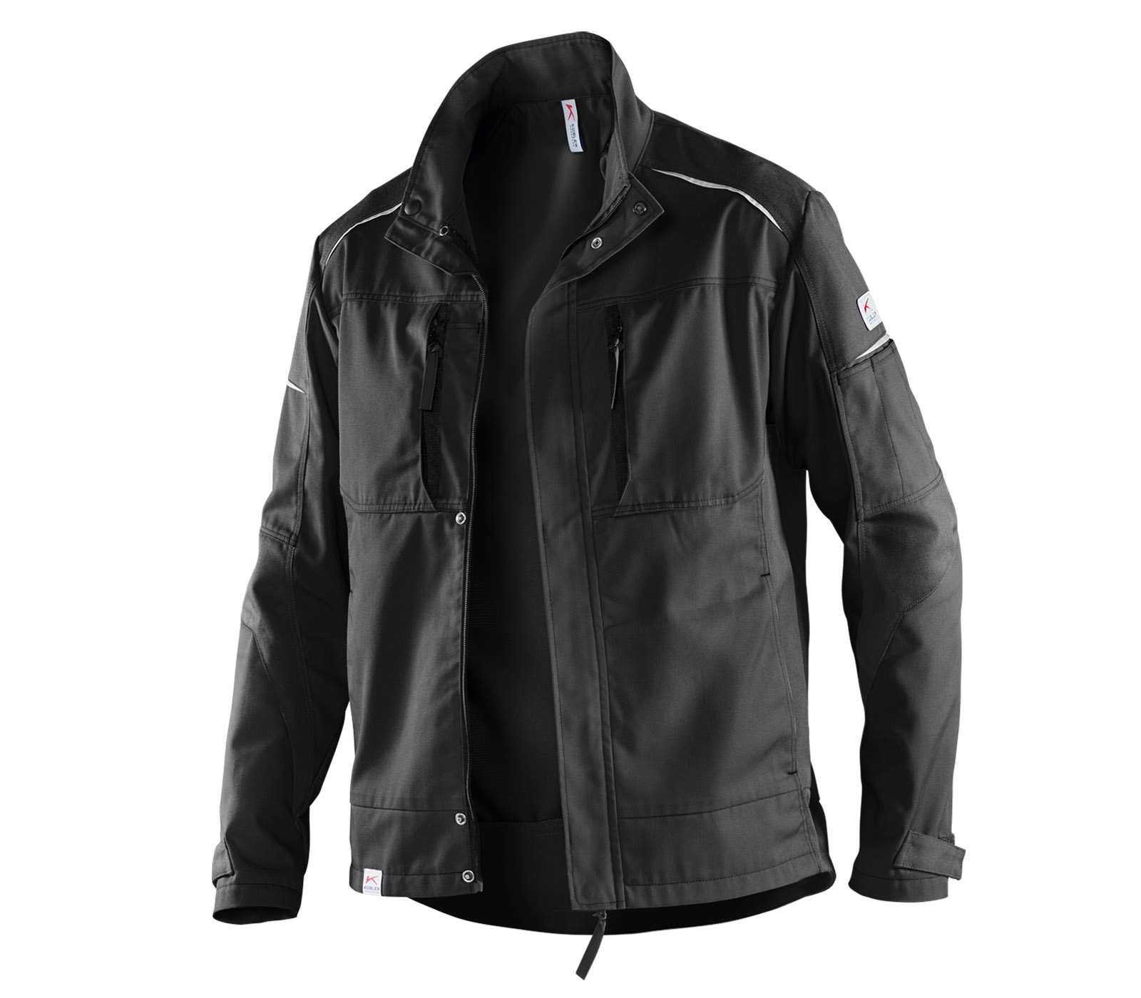 KÜBLER ACTIVIQ Jacke in Schwarz – Vorderansicht
