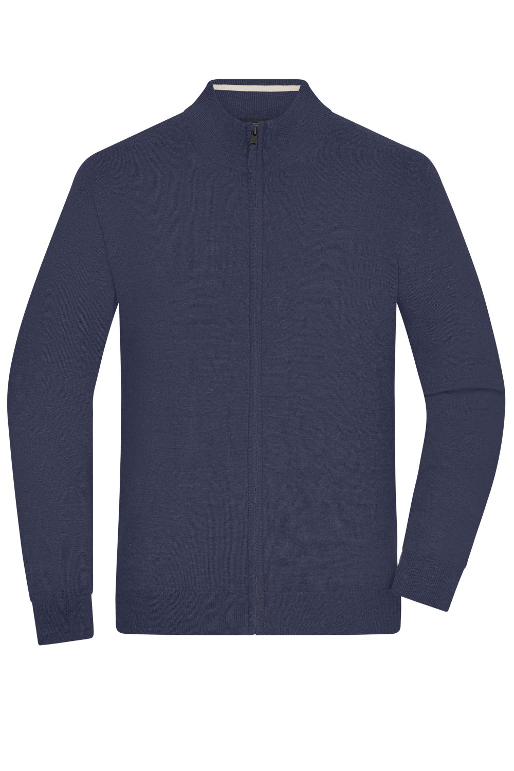 Daiber Men's Zip-Cardigan in Navy – Vorderansicht