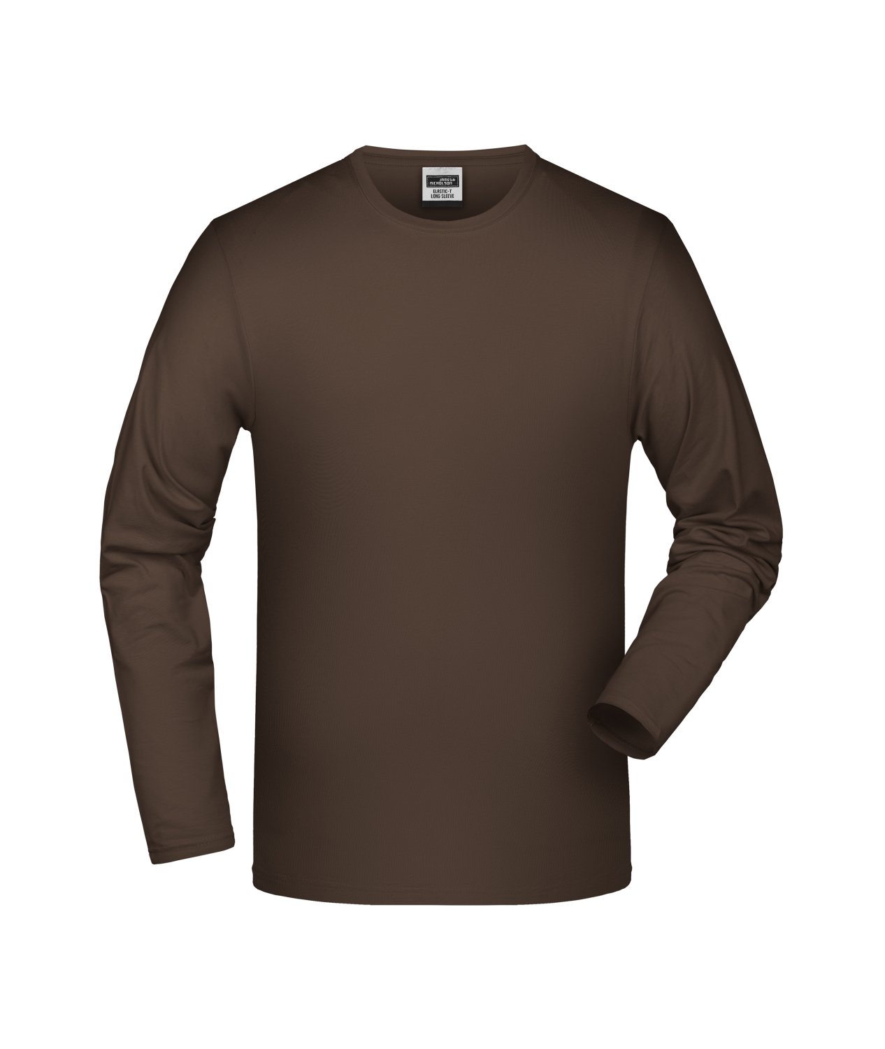 Daiber Elastic-T Long-Sleeved in Brown – Vorderansicht