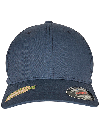 Flexfit Recycled Polyester Cap in Navy – Vorderansicht