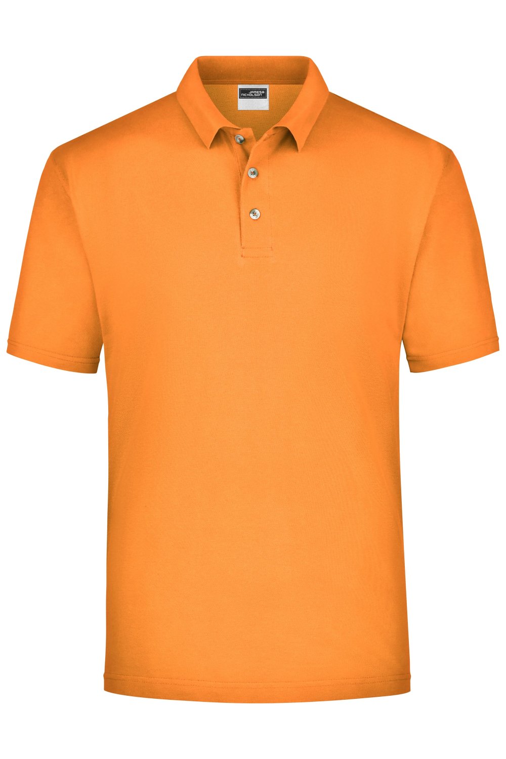 Daiber Polo-Piqué Medium in Orange – Vorderansicht