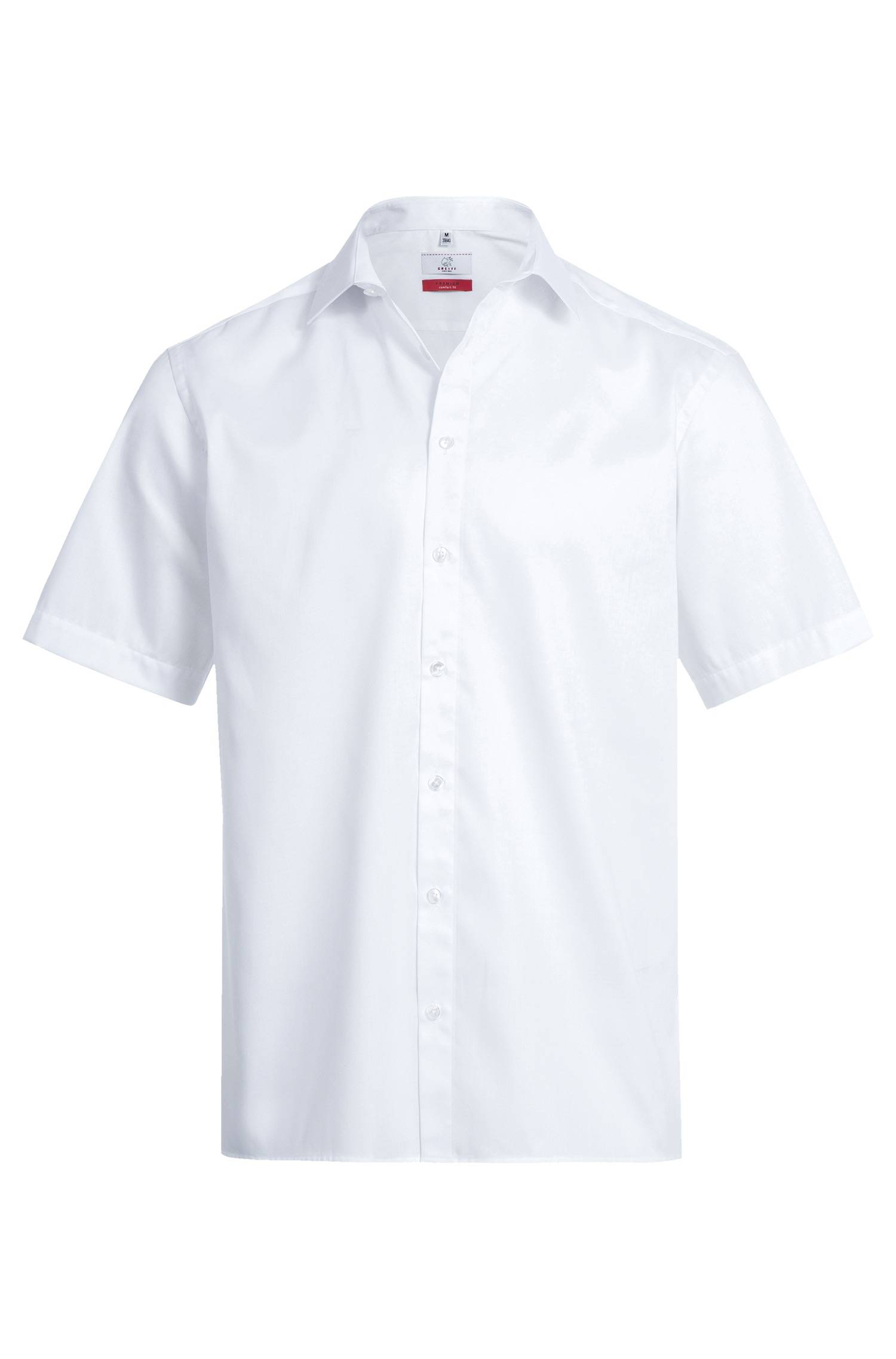 Greiff Herren-Hemd 1/2 CF Premium in Weiß – Vorderansicht