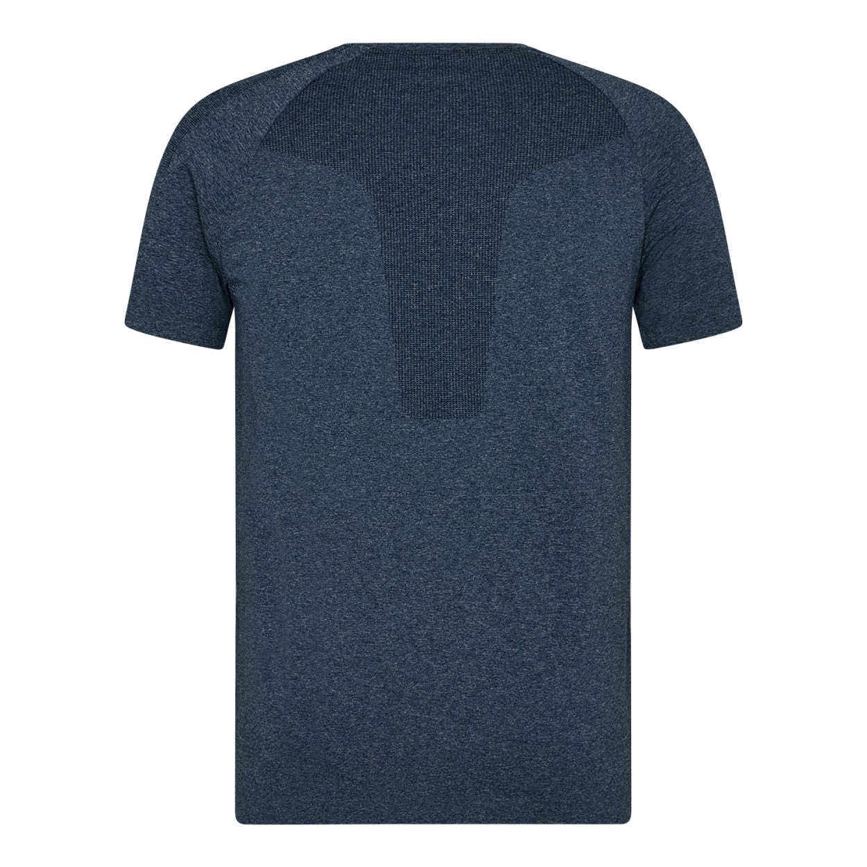 ENGEL X-treme 9056-600 seamless T-Shirt in Blue Ink Melange – Rückansicht