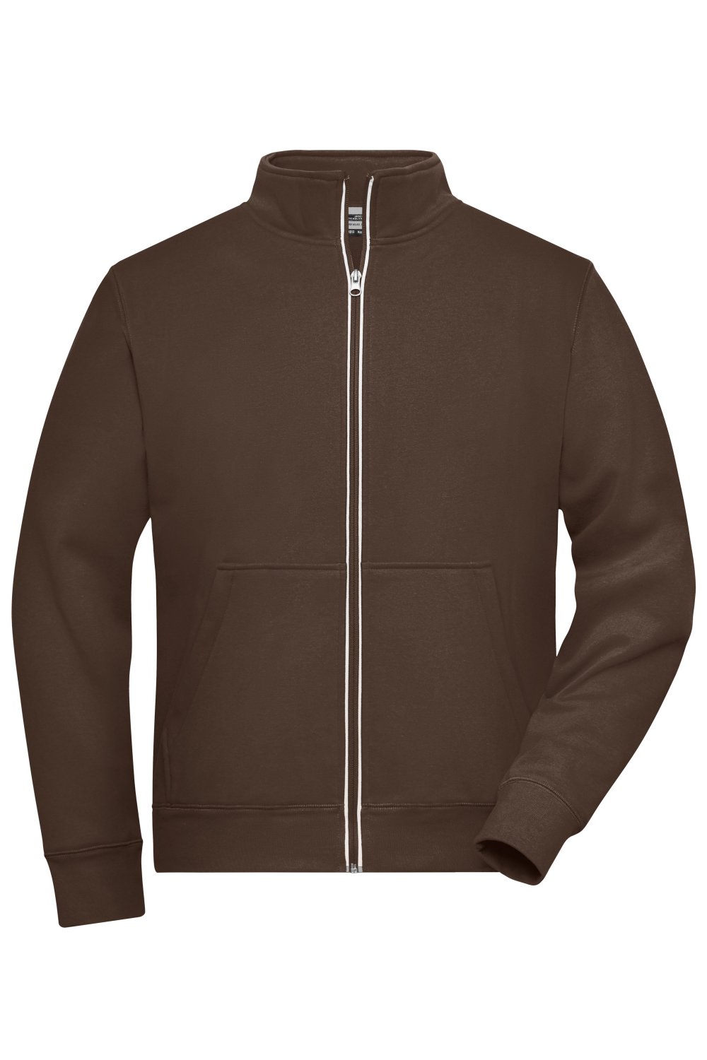 Daiber Doubleface Work Jacket - SOLID - in Brown – Vorderansicht