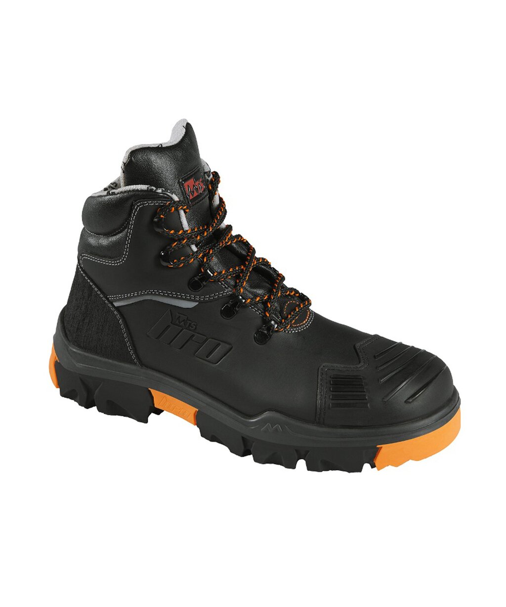 MTS Neon Overcap Mid Flex S3 HRO in Schwarz – Vorderansicht