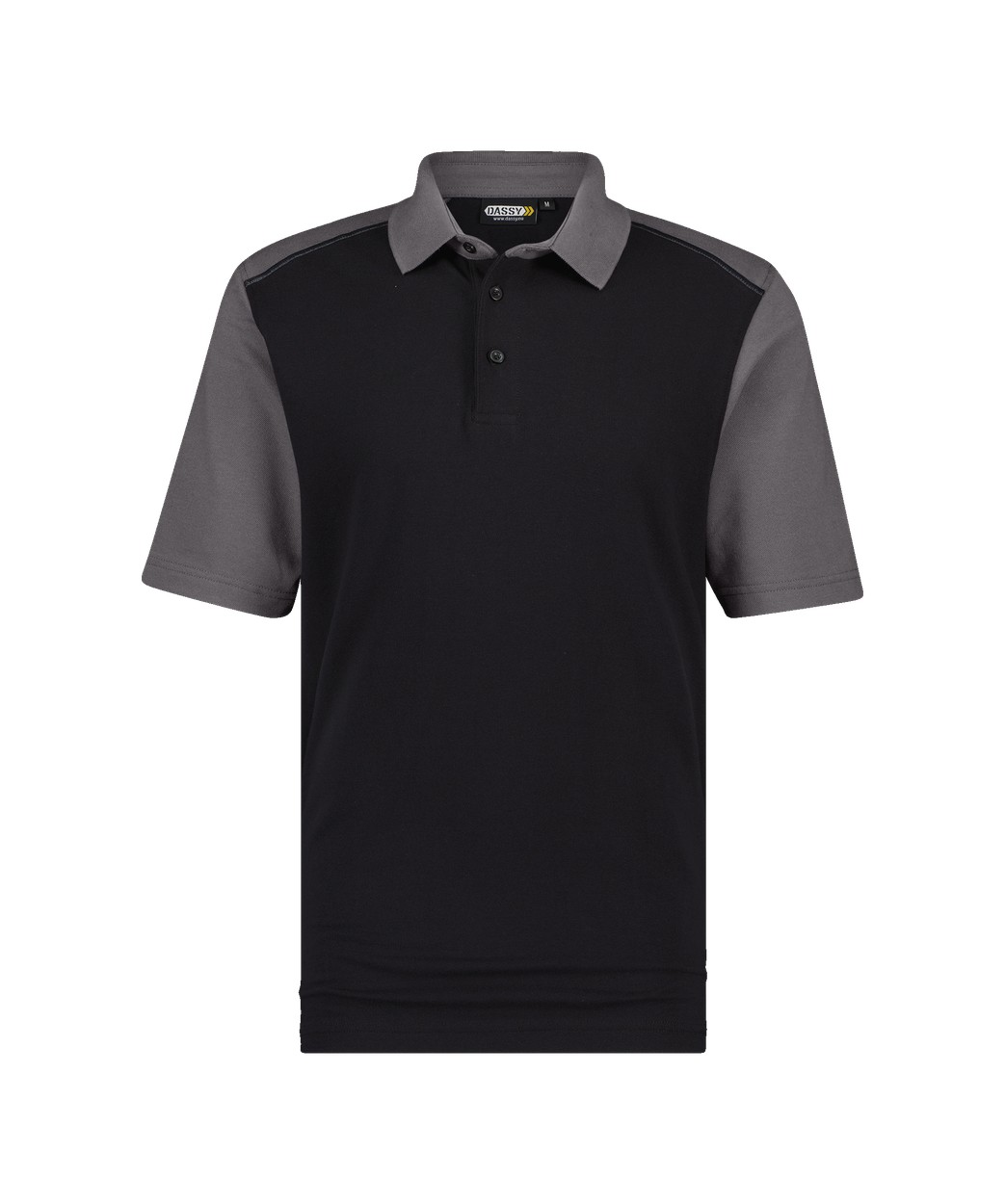 DASSY® Cesar in Schwarz/Zementgrau – Vorderansicht