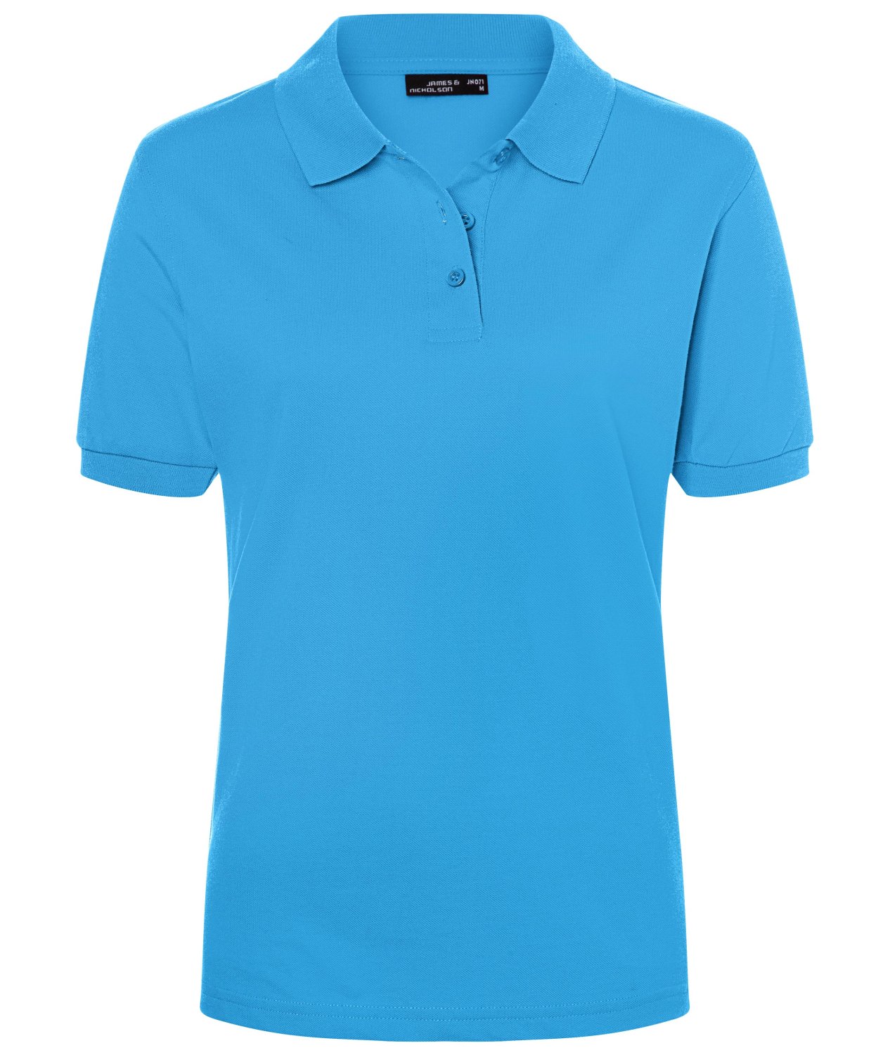 Daiber Classic Polo Ladies in Aqua – Vorderansicht