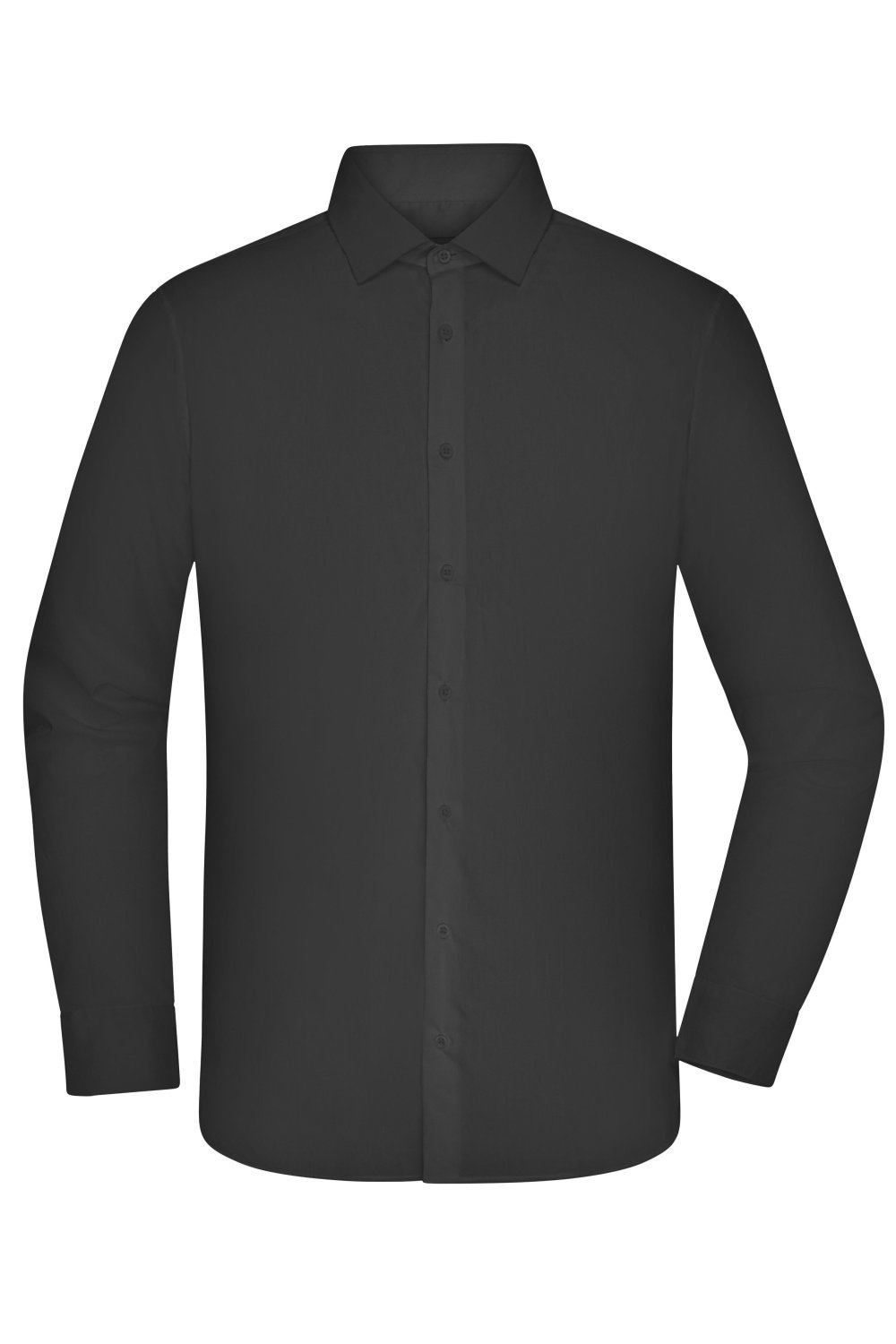 Daiber Men's Shirt - MODERN FIT - in Black – Vorderansicht