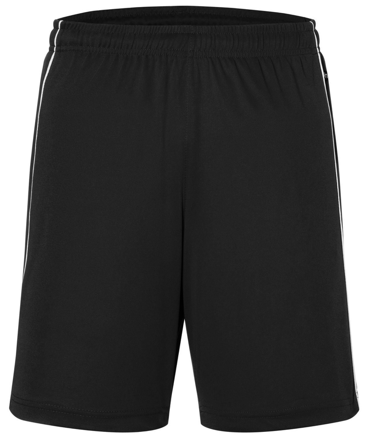 Daiber Basic Team Shorts in Black/White – Vorderansicht