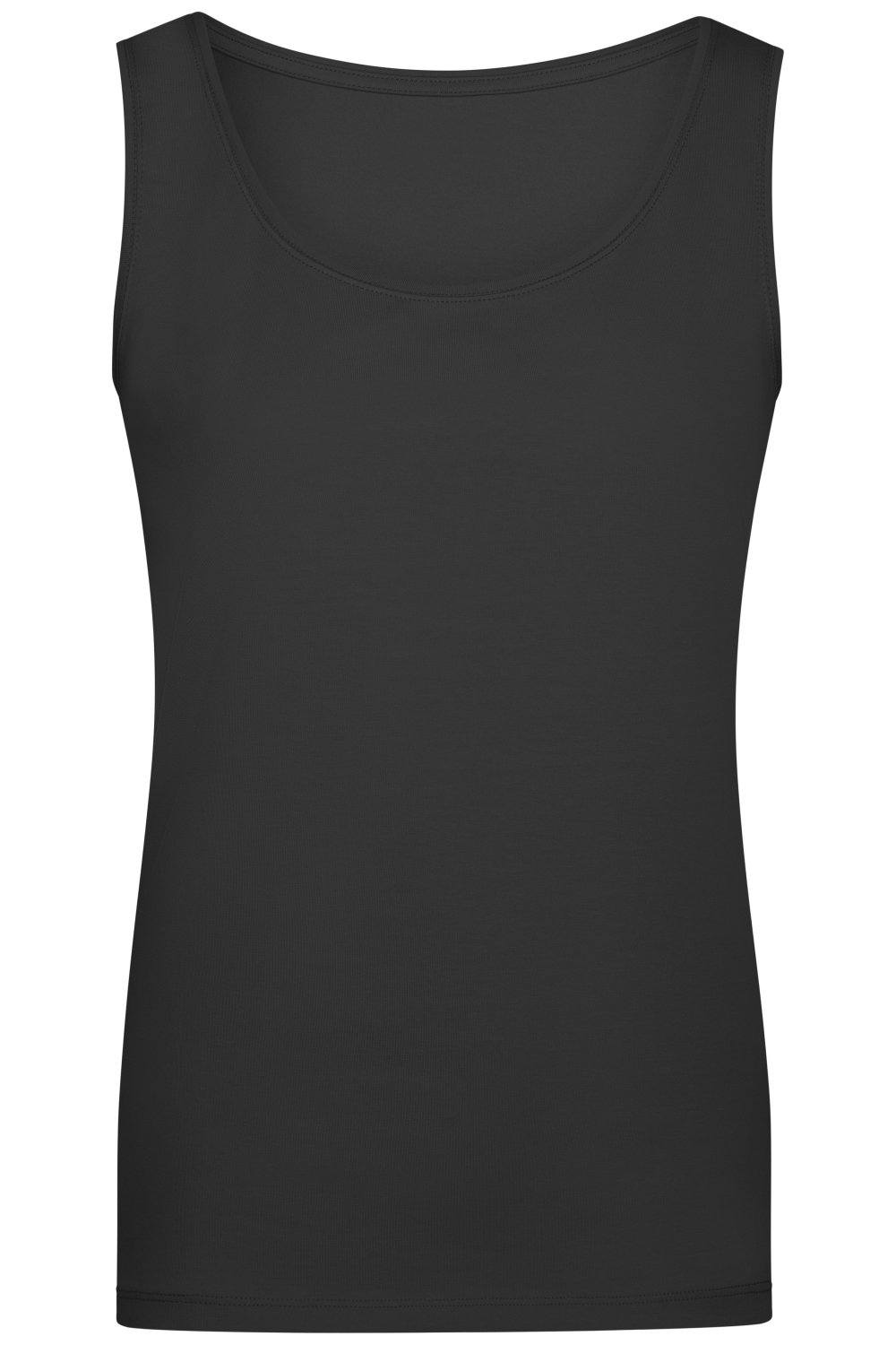 Daiber Ladies' Elastic Top in Black – Vorderansicht