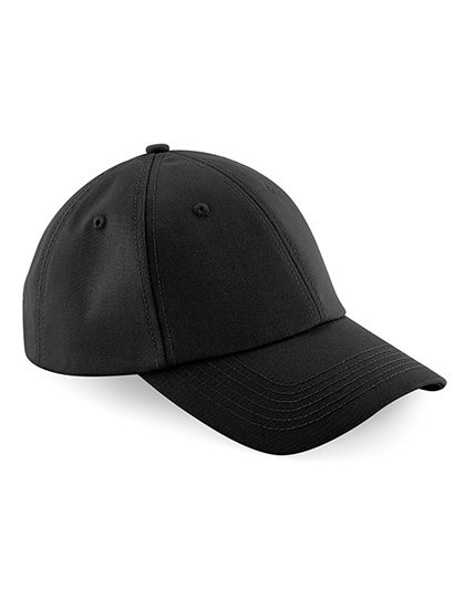 Beechfield Authentic Baseball Cap in Black – Vorderansicht