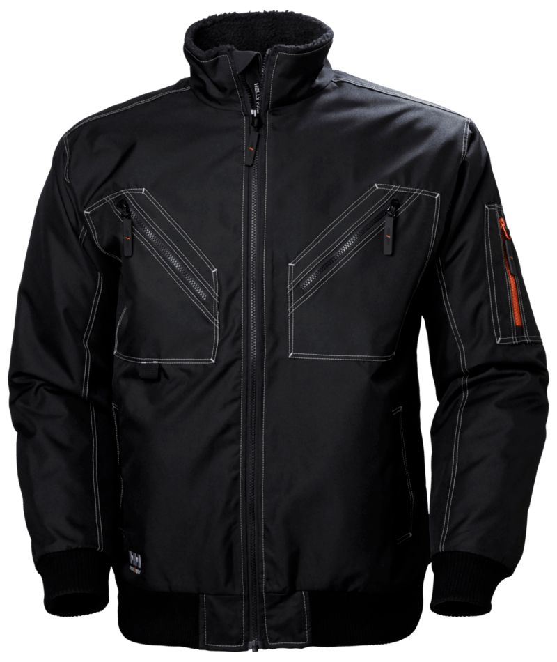 Helly Hansen Workwear BERGHOLM JACKET in Schwarz – Vorderansicht
