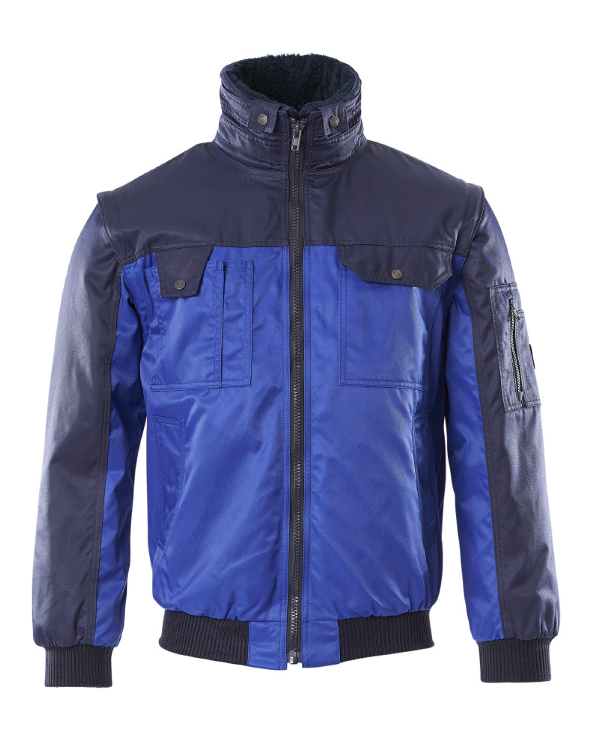 MASCOT Livigno Pilotjacke in Kornblau/Marine – Vorderansicht
