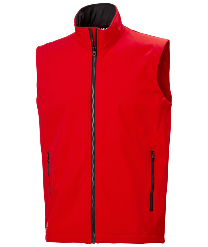 Helly Hansen Workwear MANCHESTER 2.0 SOFTS VEST in Signal Rot – Vorderansicht