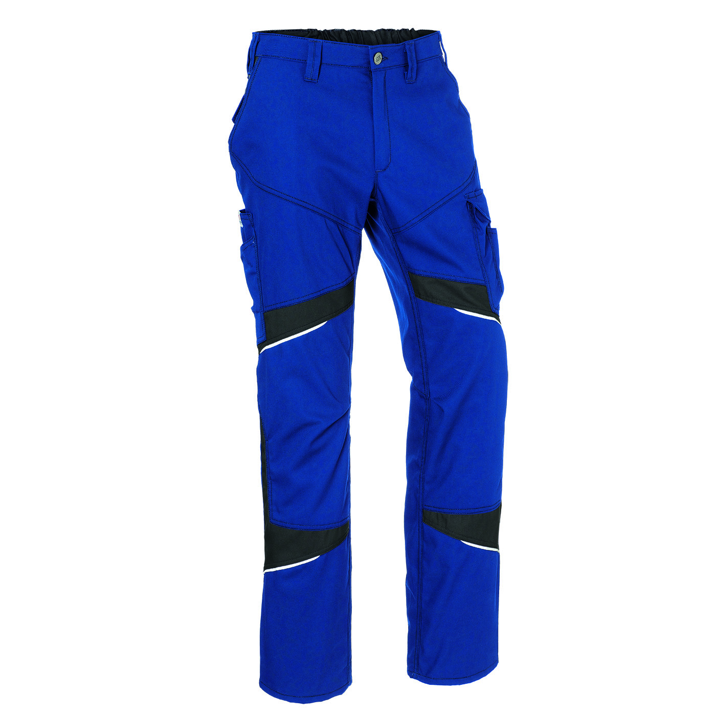 KÜBLER ACTIVIQ cotton+ Hose in Kbl.blau/Schwarz – Vorderansicht