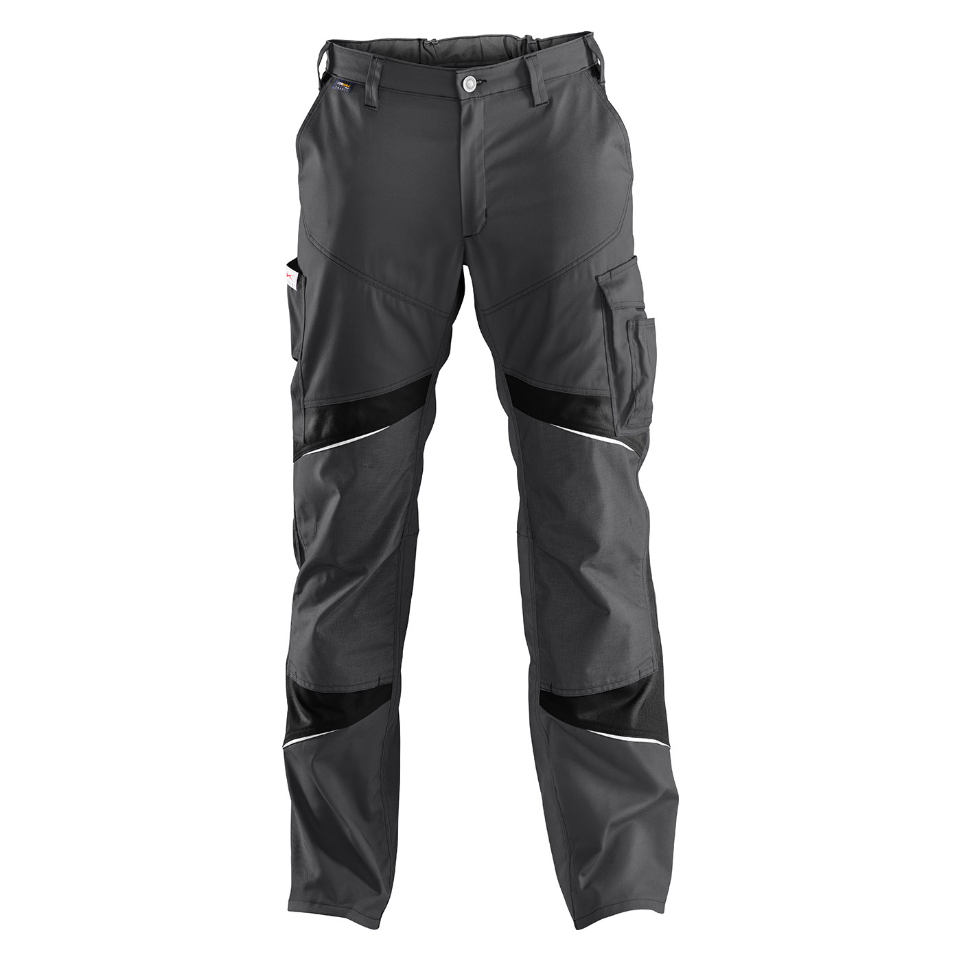 KÜBLER ACTIVIQ cotton+ Hose HIGH PSA 2 in Anthrazit/Schwarz – Vorderansicht