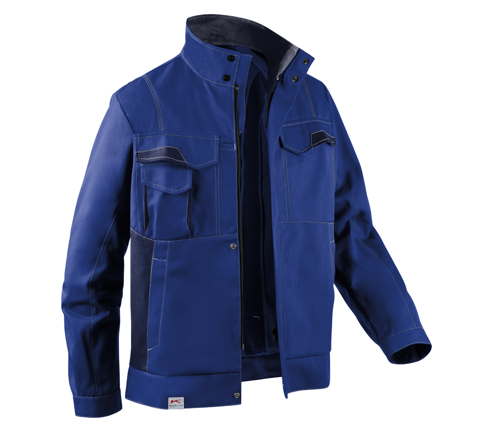 Kübler IMAGE DRESS NEW DESIGN Jacke in Kbl.blau/Dunkelblau – Vorderansicht