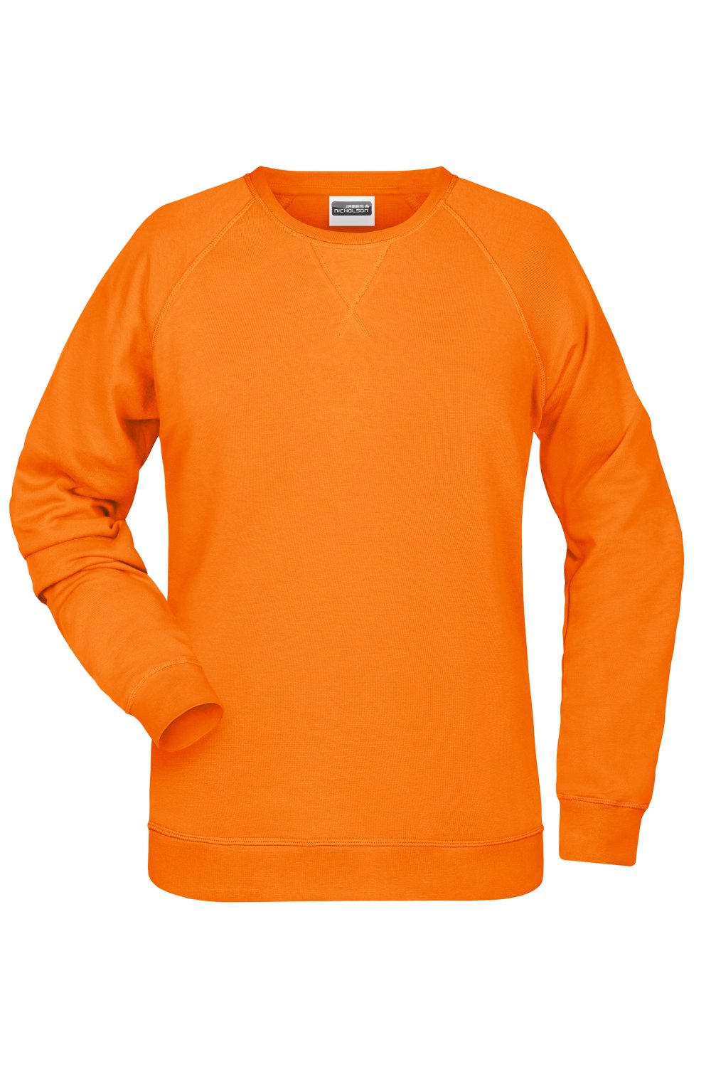 Daiber Ladies' Sweat OCS Blended & RCS in Orange – Vorderansicht