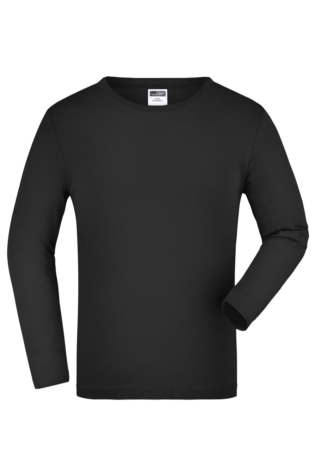 Daiber Junior Shirt Long-Sleeved Medium in Black – Vorderansicht