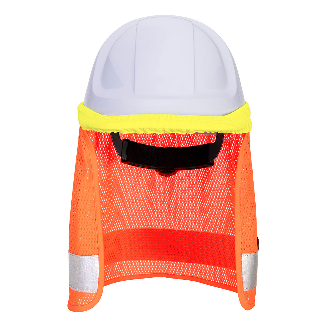 Portwest Hi-Vis Neck Shade in Orange – Vorderansicht