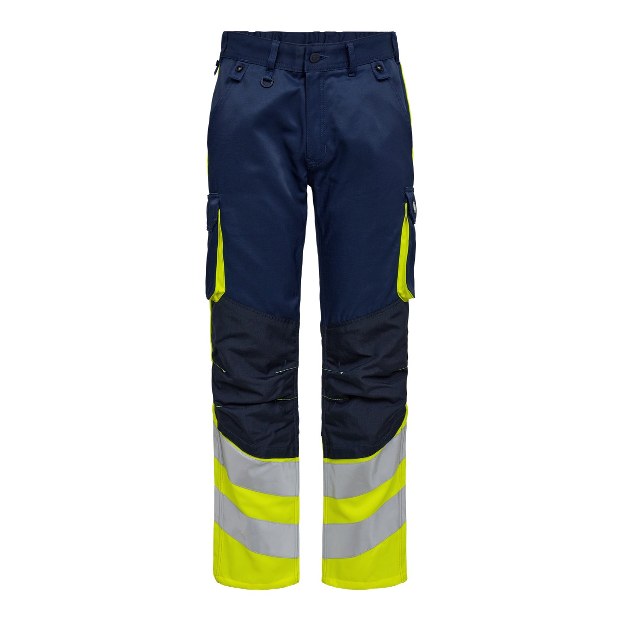 ENGEL Safety 2547-319 Light Arbeitshose in Blue Ink/Gelb – Vorderansicht