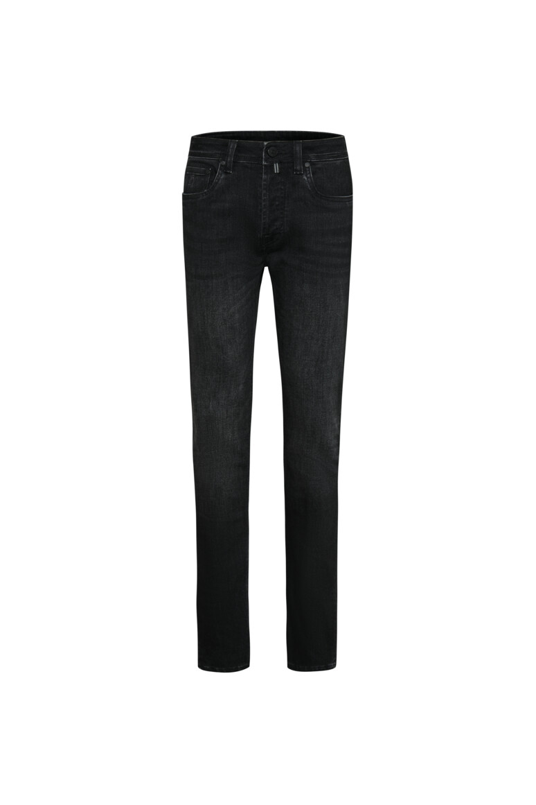 HAKRO 731 5-Pocket-Jeanshose X-Stretch ECO in Schwarz – Vorderansicht