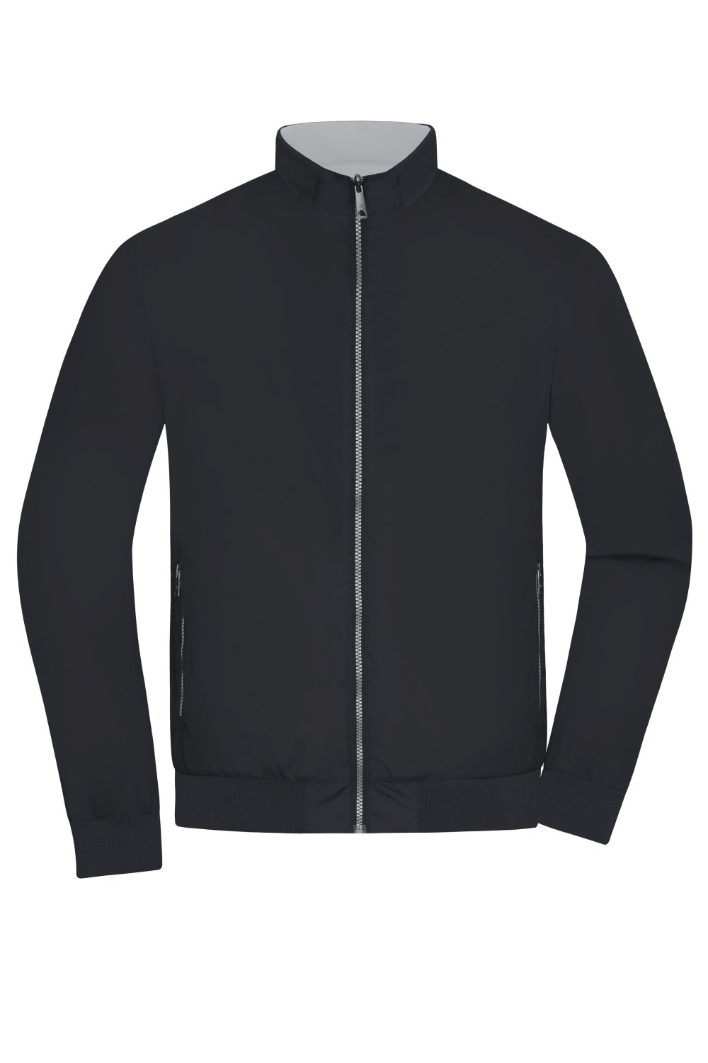 Daiber Men's Blouson in Black/Silver – Vorderansicht