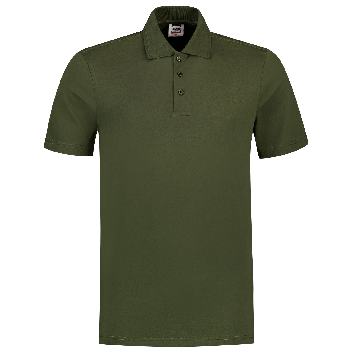 TRICORP Poloshirt Jersey in Army – Vorderansicht