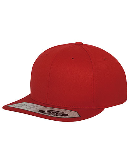 FLEXFIT 110 Fitted Snapback in Red – Vorderansicht
