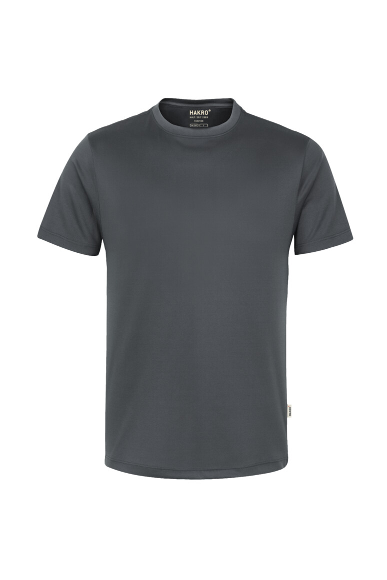 HAKRO 287 T-Shirt COOLMAX® ECO in Anthrazit – Vorderansicht