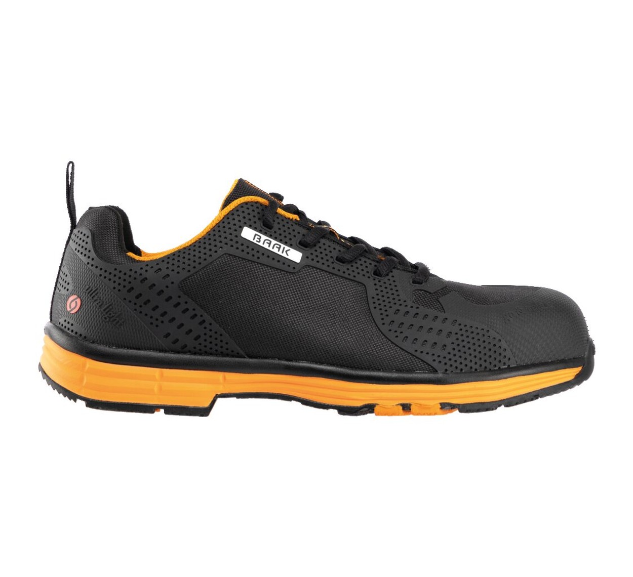 BAAK Halbschuh S3 ESD CHUCK in Schwarz – Vorderansicht