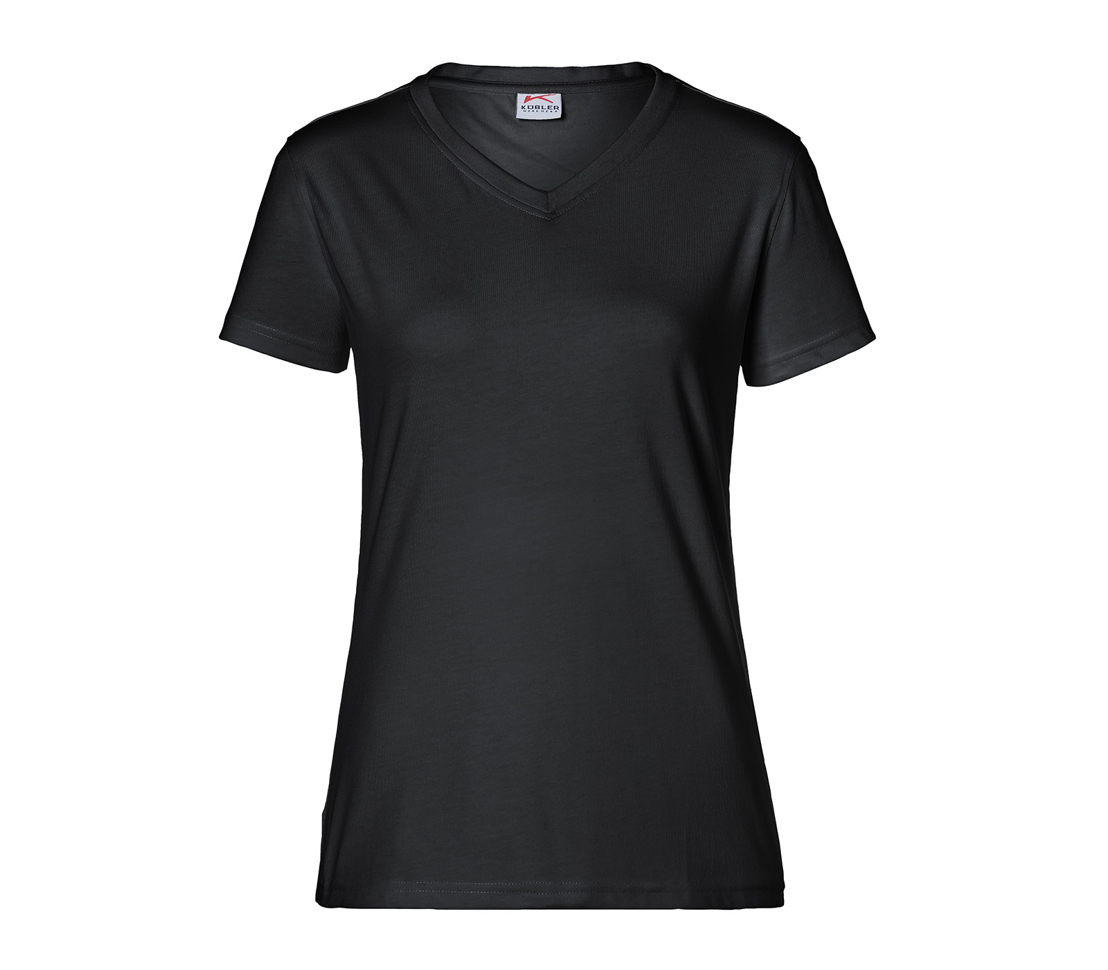 KÜBLER SHIRTS T-Shirt Damen in Schwarz – Vorderansicht