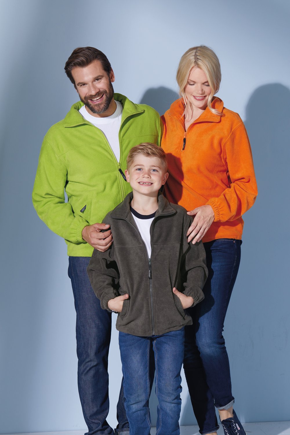 Daiber Half-Zip Fleece in Black – Modellansicht