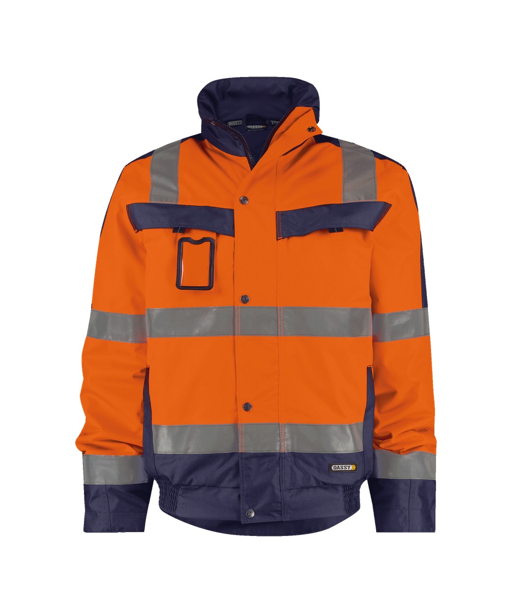 DASSY® Lima in Neonorange/Dunkelblau – Vorderansicht