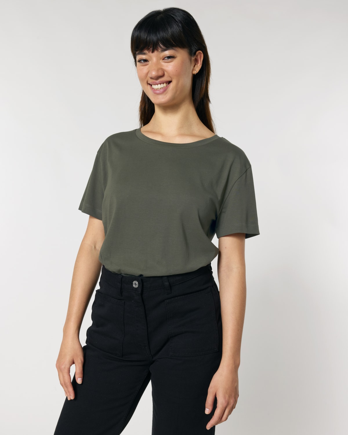 Stanley Stella Stella Serena in Khaki – Modellansicht