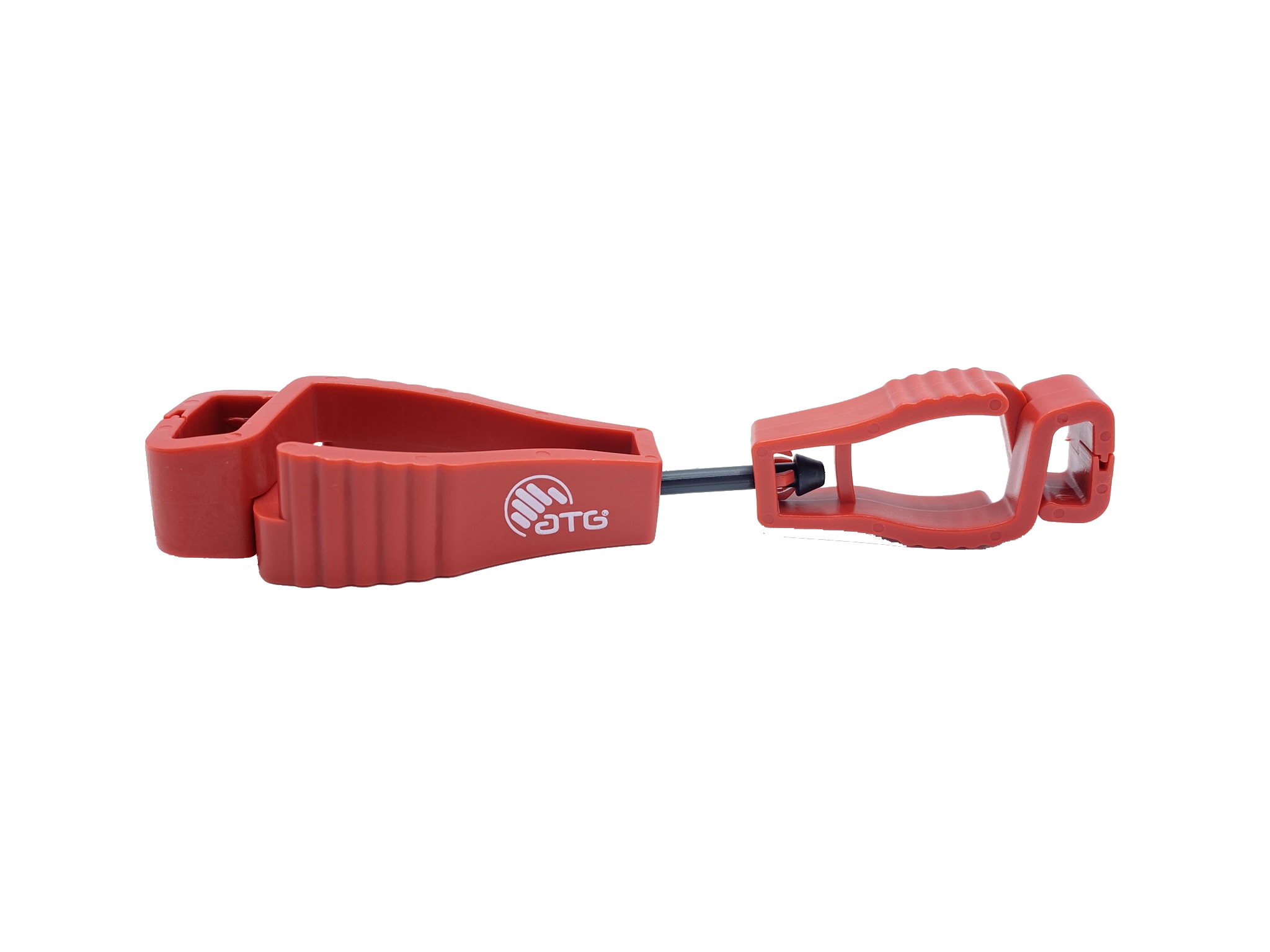 ATG® Handschuh-Clip in Rot – Vorderansicht