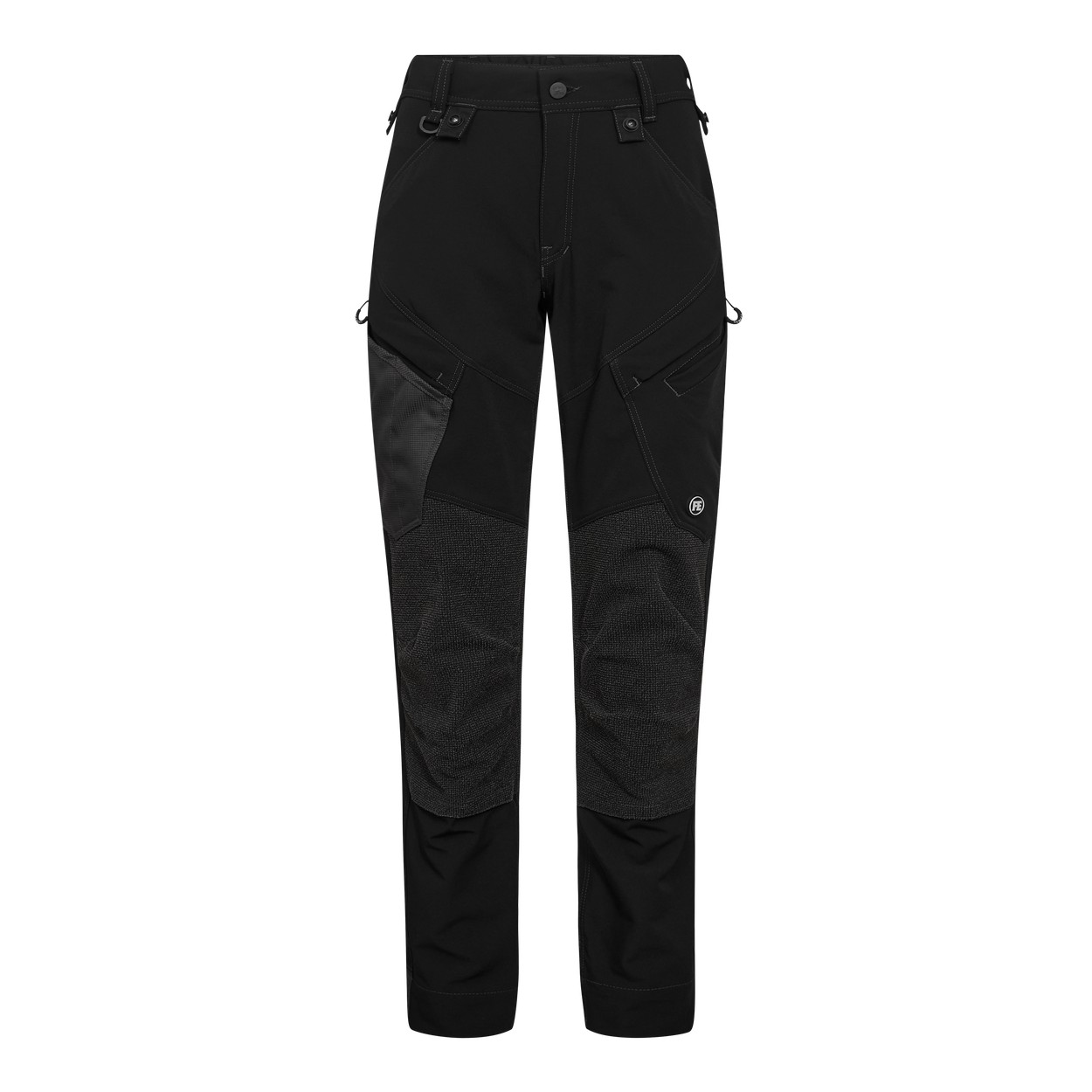 ENGEL X-treme 2361-317 Damen Arbeitshose mit 4-Wege Stretch in Schwarz – Vorderansicht