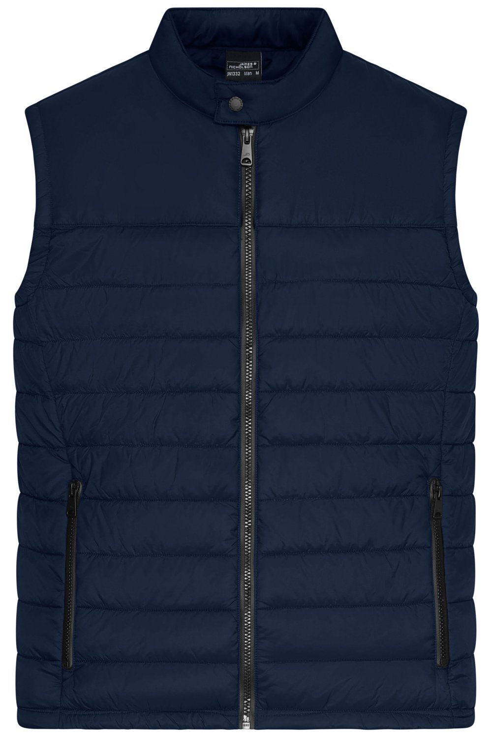 Daiber Men's Padded Vest GRS in Navy – Vorderansicht