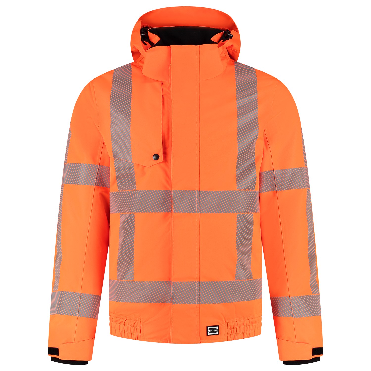 TRICORP Pilotenjacke Revisible in Fluororange – Vorderansicht