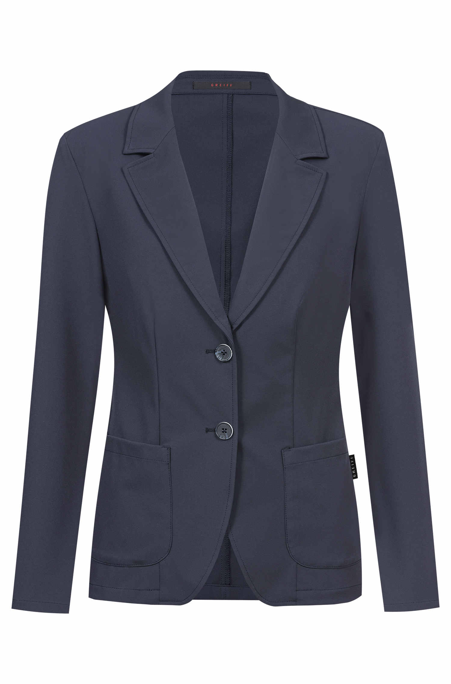 Greiff Damen-Blazer RF Flow in Marine – Vorderansicht