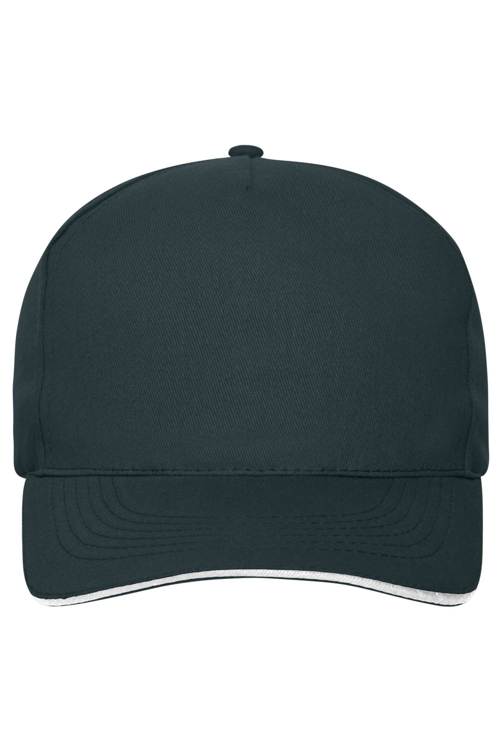 Daiber 5 Panel Sandwich Cap Organic Cotton in Navy/White – Vorderansicht
