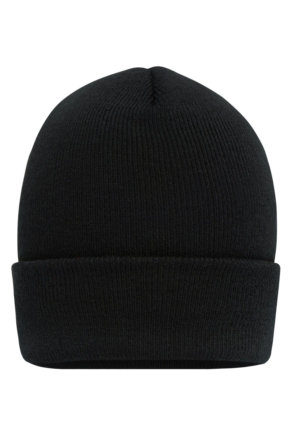 Daiber High Brim Beanie in Black – Vorderansicht