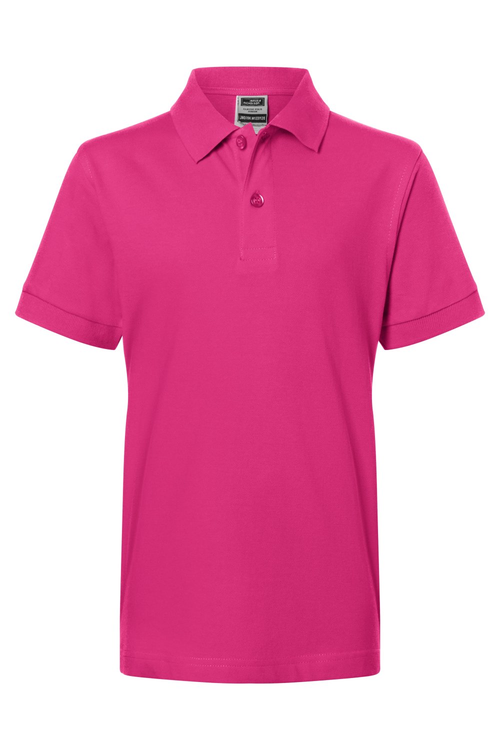 Daiber Classic Polo Junior in Pink – Vorderansicht