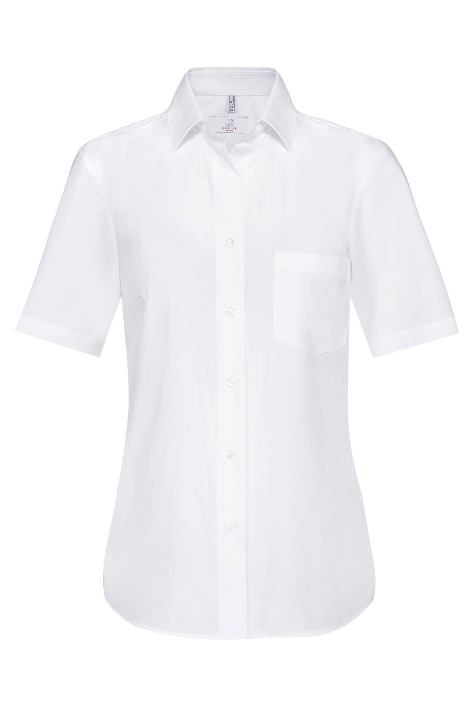 Greiff Damen-Bluse 1/2 CF Basic in Weiß – Vorderansicht