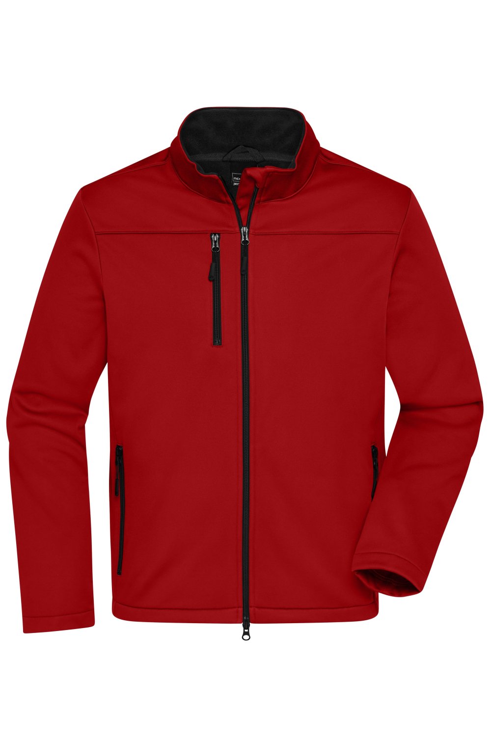 Daiber Men's Softshell Jacket GRS in Red – Vorderansicht