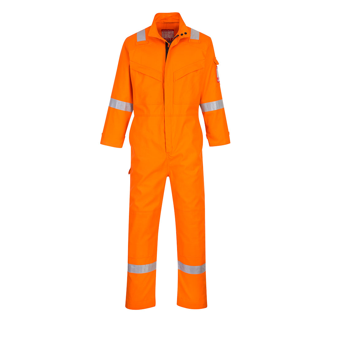 Portwest Bizflame Industry FR Coverall in Orange – Vorderansicht