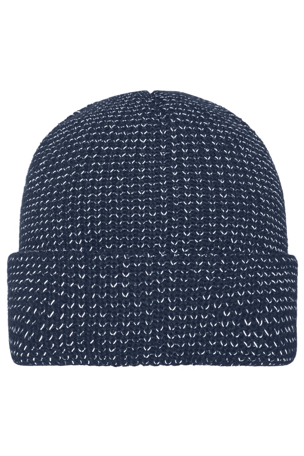 Daiber Reflective Winter Beanie in Navy – Vorderansicht