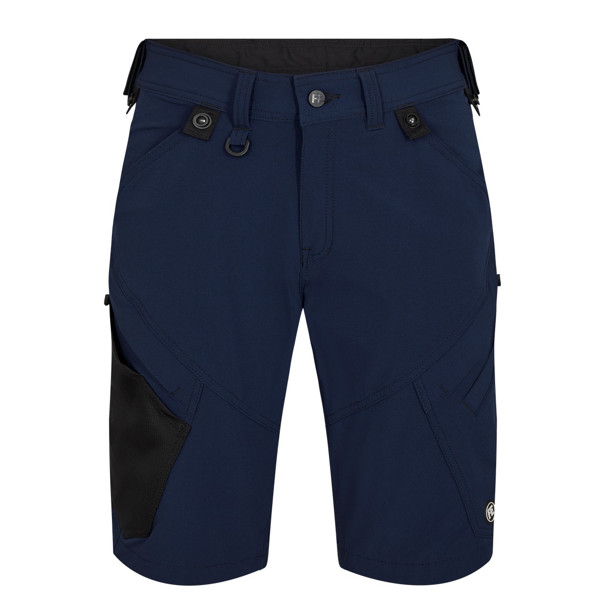ENGEL X-treme 6366-317 Arbeitsshorts mit 4-Wege-Stretch in Blue Ink – Vorderansicht