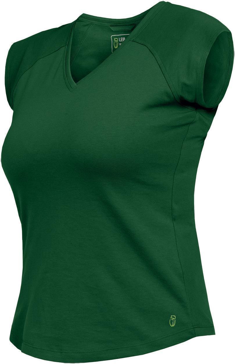 Leibwächter Damen T-Shirt "Lisa" Flex Line in Grün – Vorderansicht