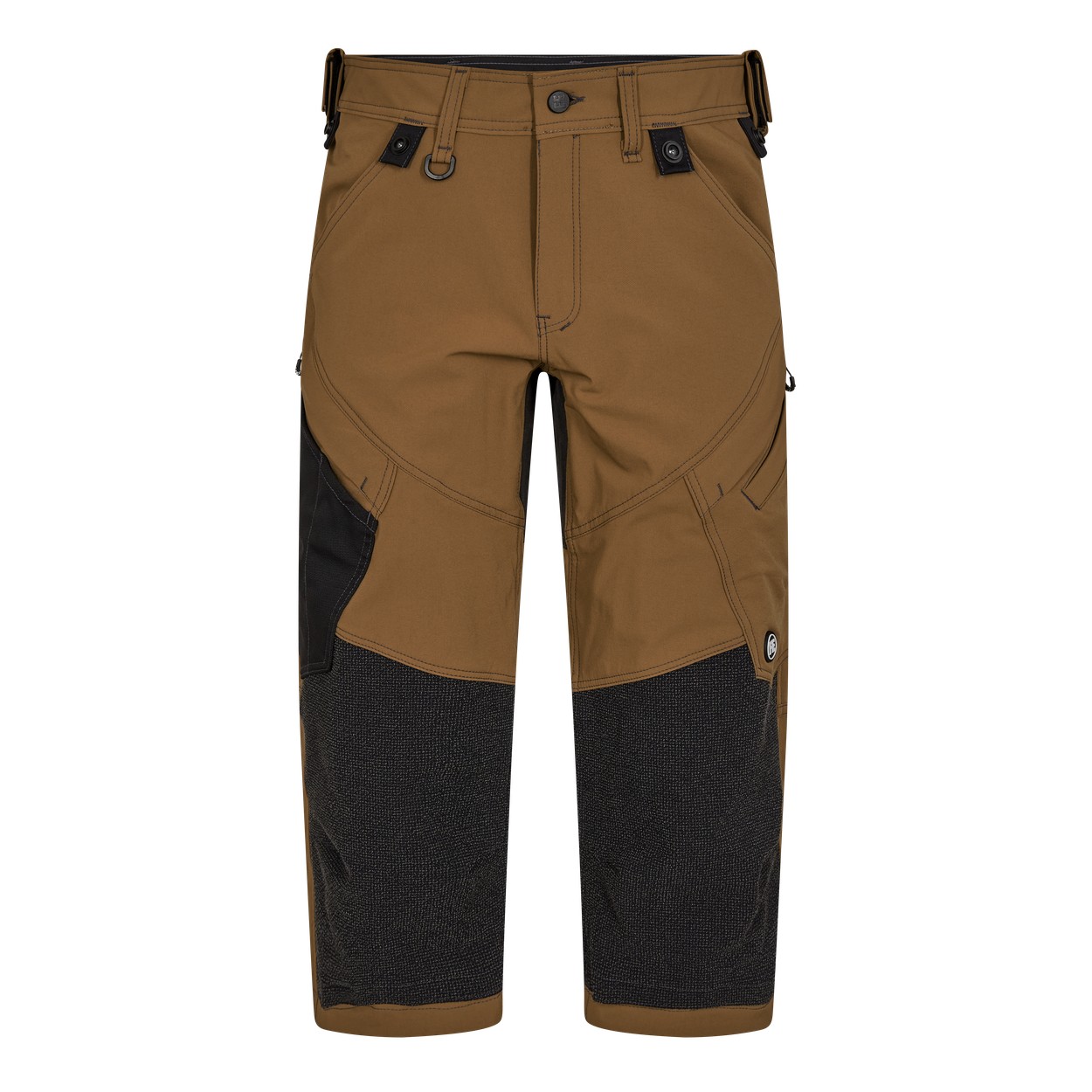 ENGEL X-treme 6368-317 3/4-Hose mit 4-Wege-Stretch in Toffee Brown – Vorderansicht